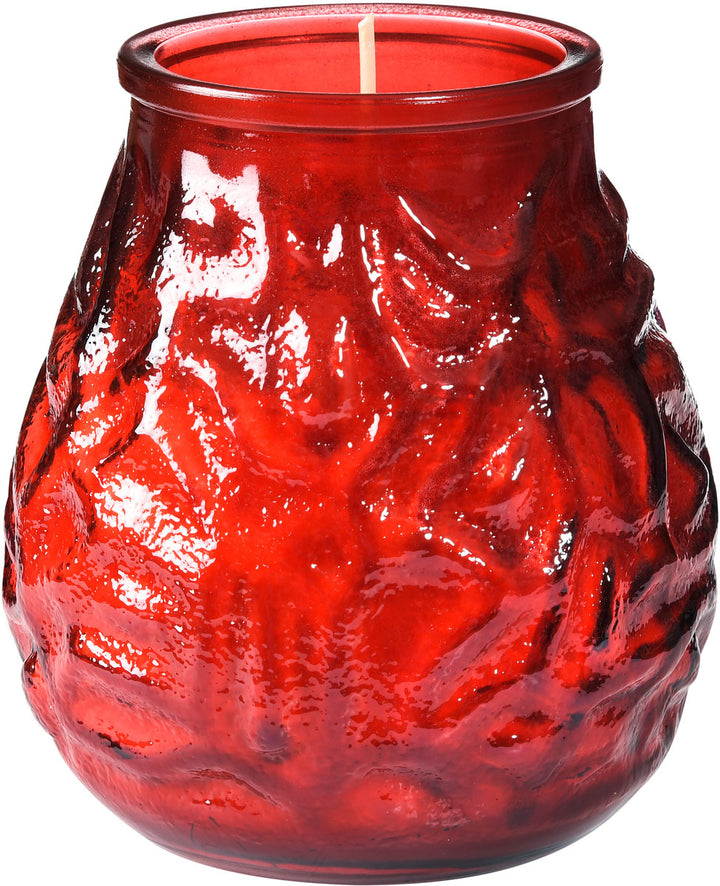 Duni Kerzenglas Venezia 100 x Ø 100 mm 70 Std. Rot