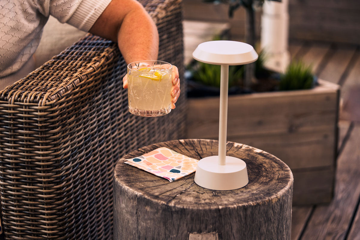 LED Lamp Cordless Nour 26,3 x Ø 11,9 cm 14 h Sand