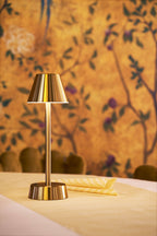 LED Lamp Cordless Zelda 32 x Ø 10,3 cm 14 h Brass