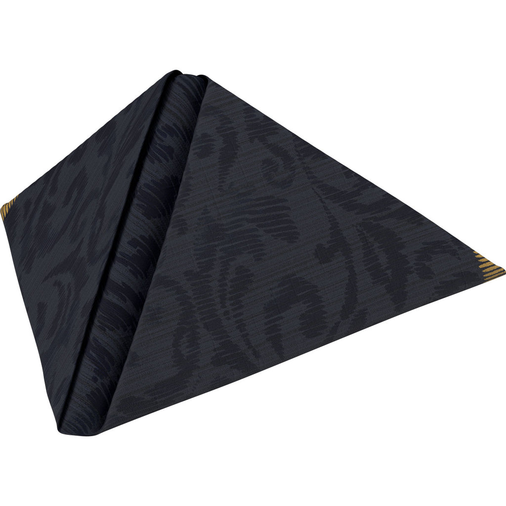 Duni Dunilin®-Serviette 40 x 40 cm Rich Damast Black