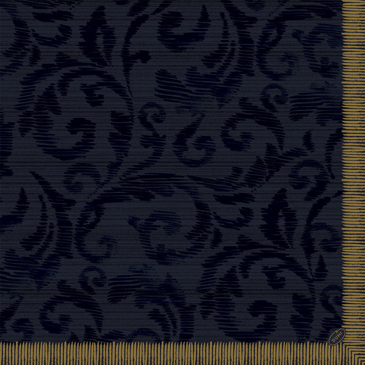 Duni Dunilin®-Serviette 40 x 40 cm Rich Damast Black