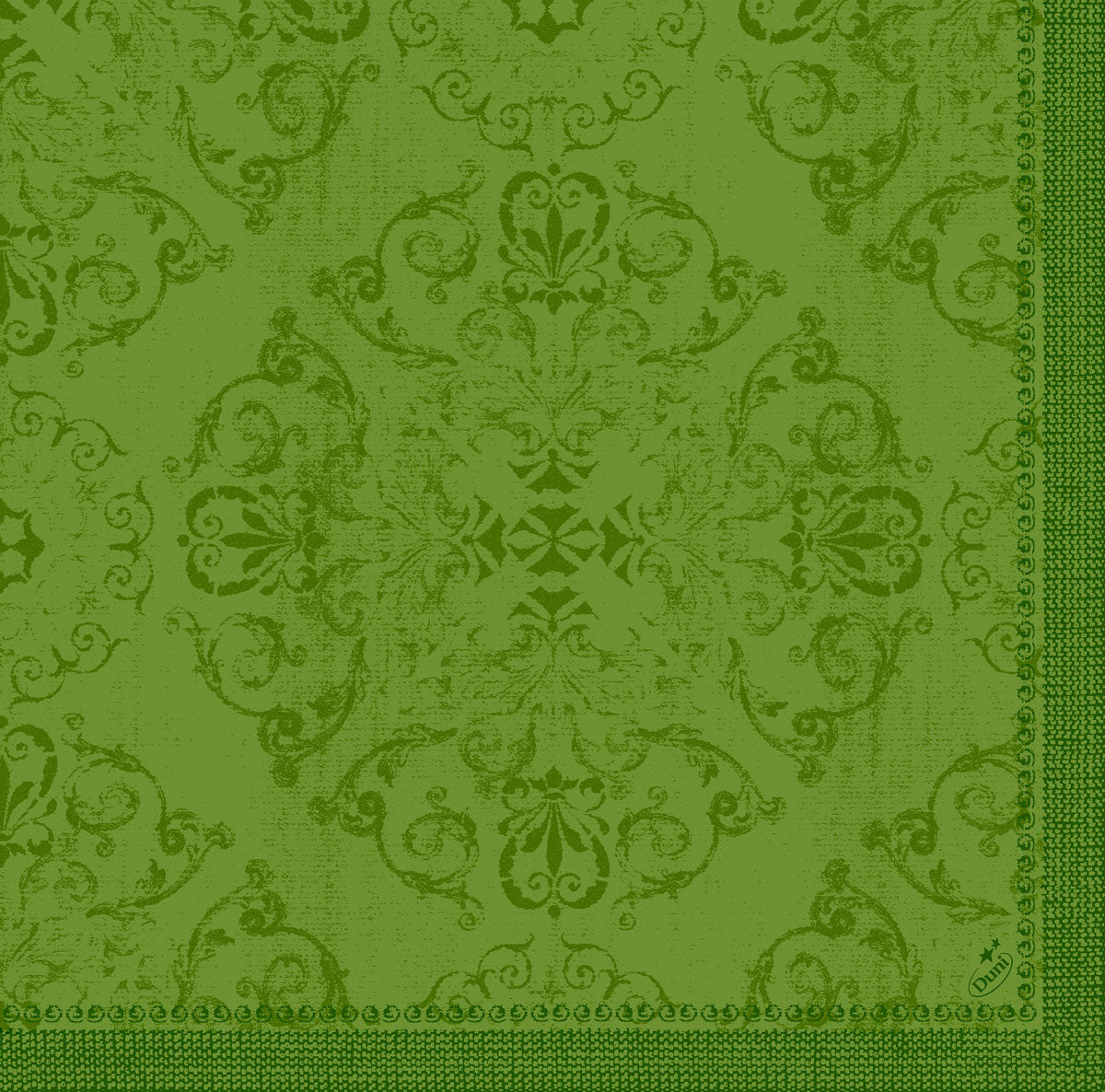 Duni Dunilin®-Serviette 40 x 40 cm Opulent Leaf Green