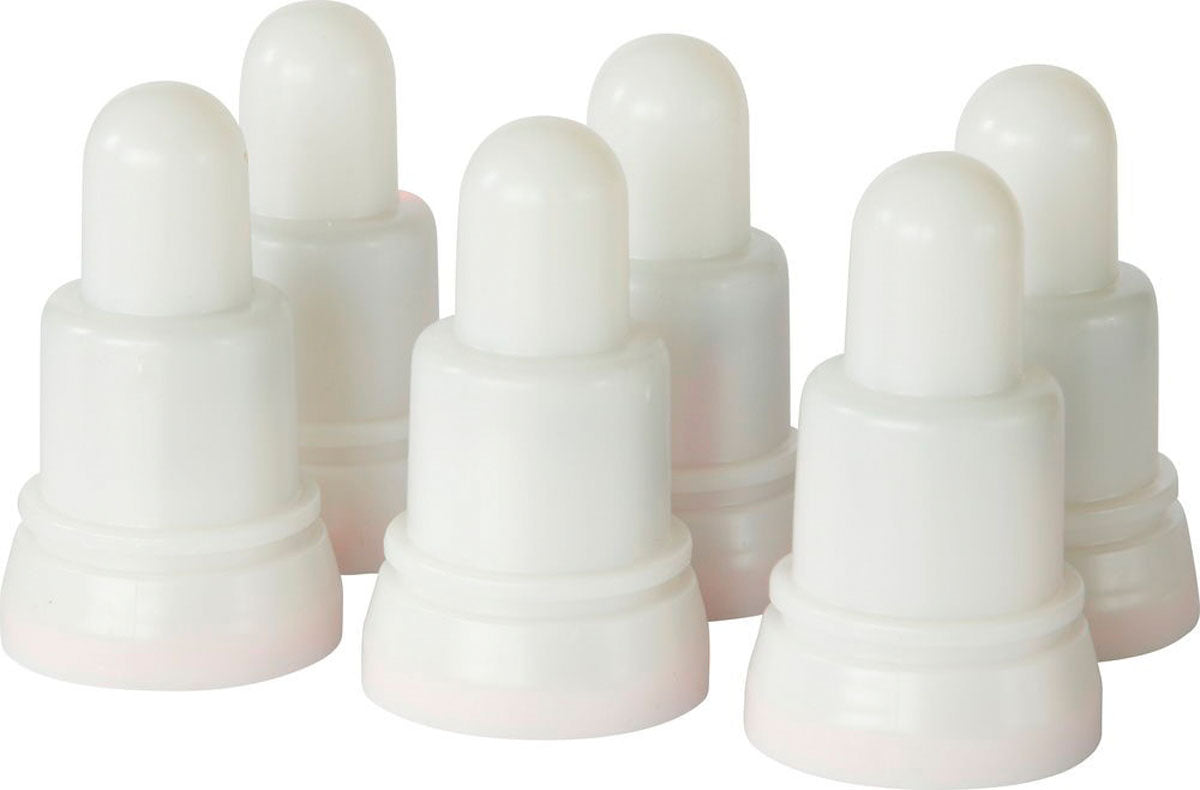 Duni Lämpchen Plug Flex, Wiederaufladbar, 6 Stück, Ersatzteile 70 x Ø 40 mm 13 Std.