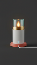 LED Pillar Candle Glass Casing