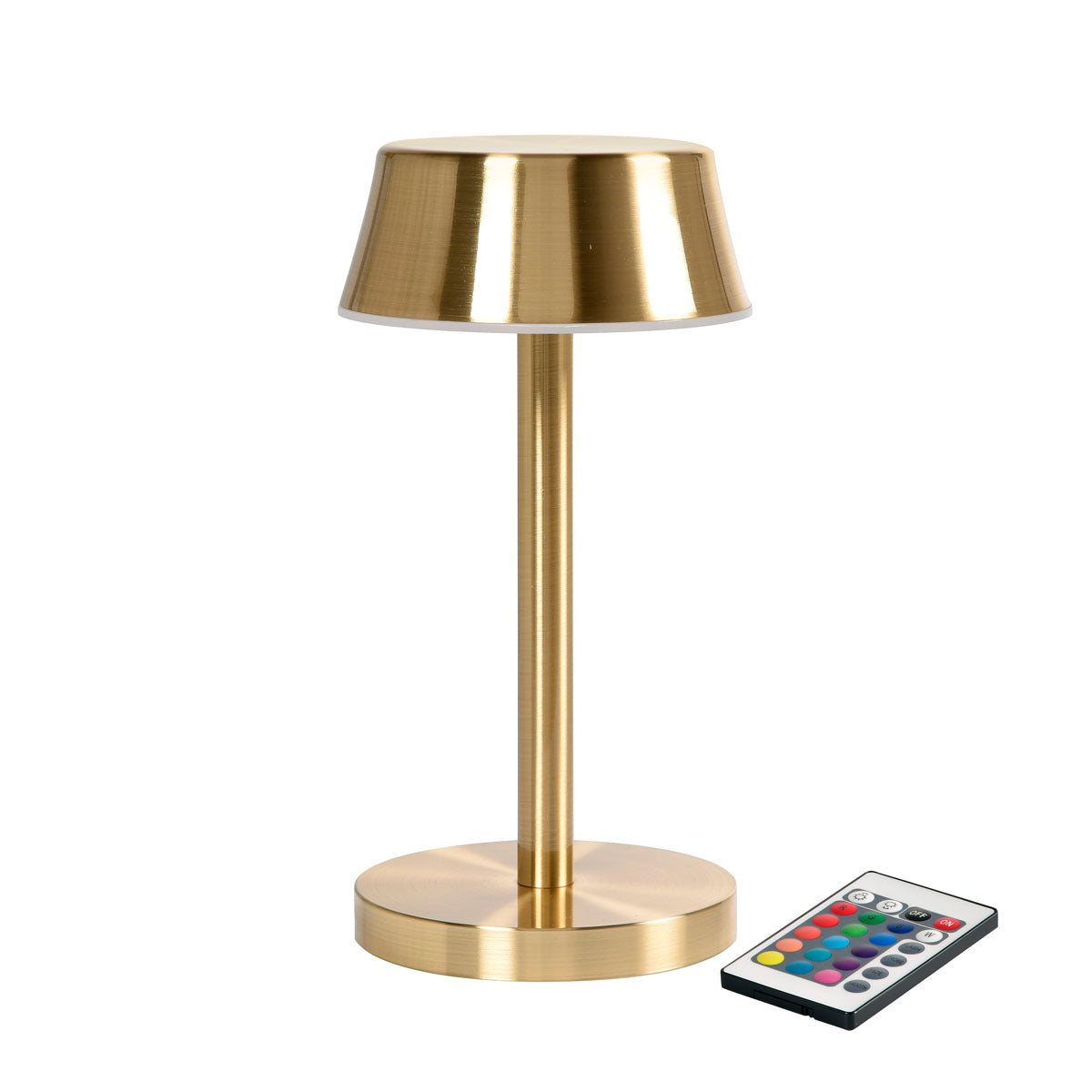 Duni LED Lamp Cordless Nour Midi 20 x Ø 10 cm 14 Std. Gold