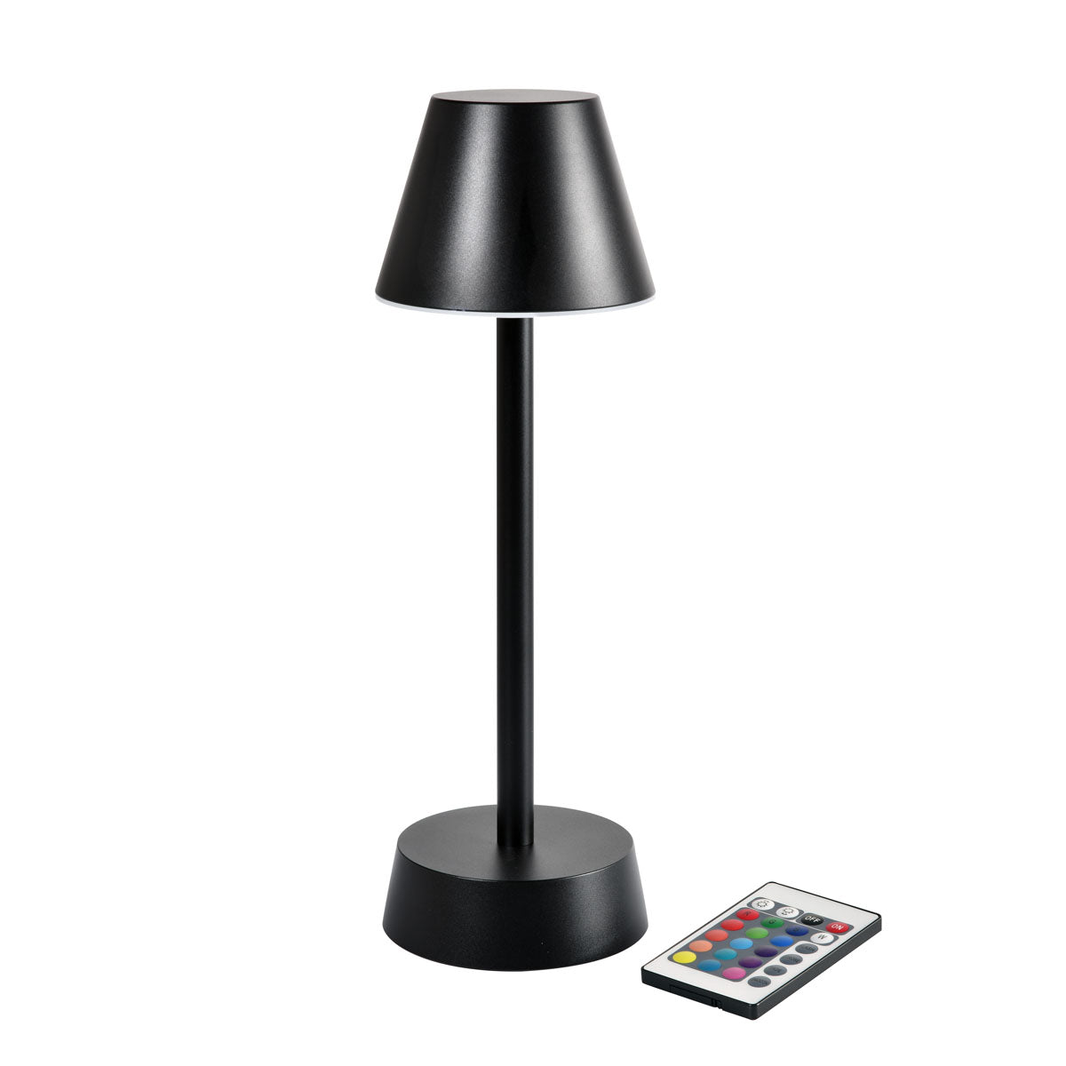 Duni LED Lampe kabellos Zelda 10,3cm(D) x 32cm(H) schwarz