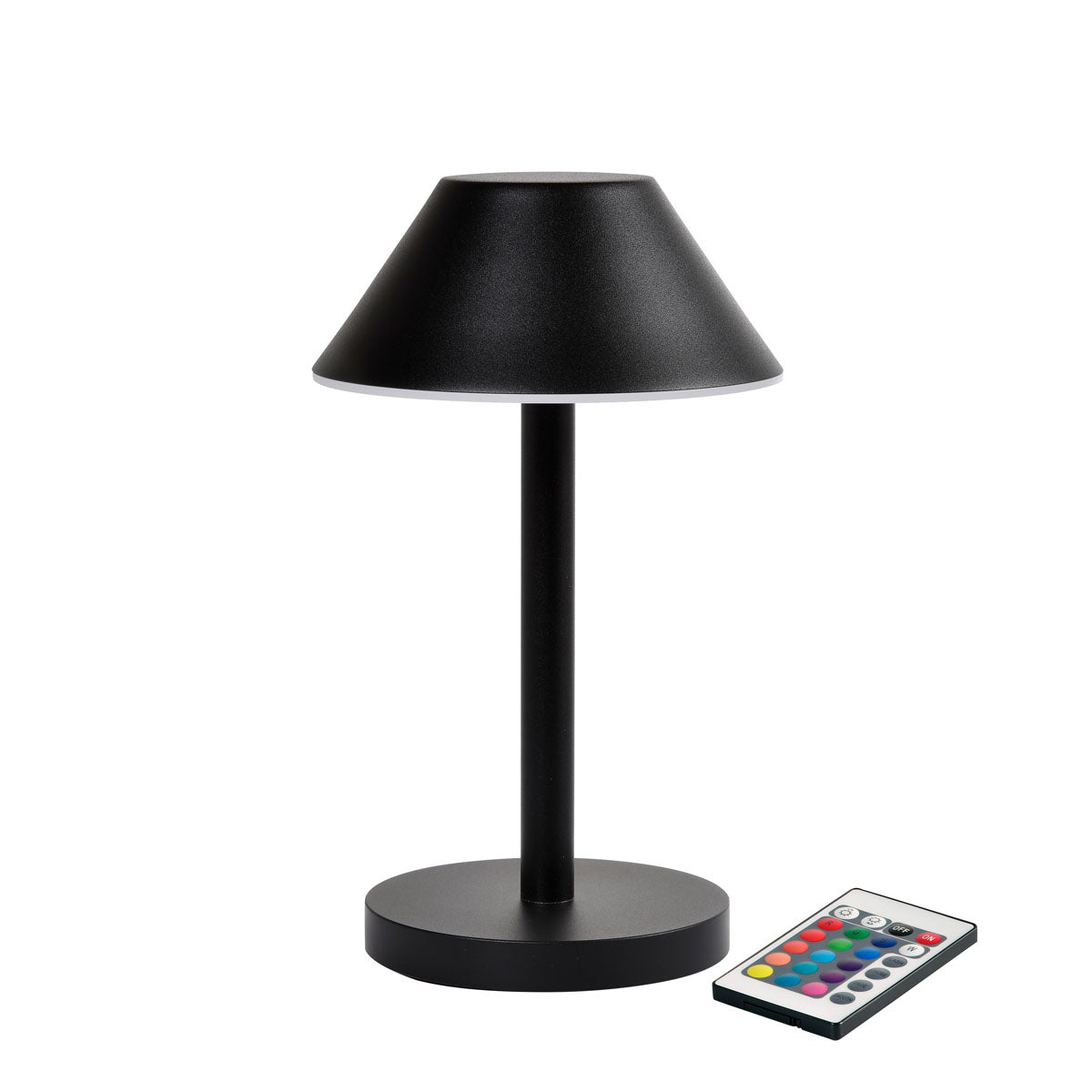 Duni LED Lamp Cordless Zelda Midi 21,5 x Ø 12 cm 14 Std. Schwarz