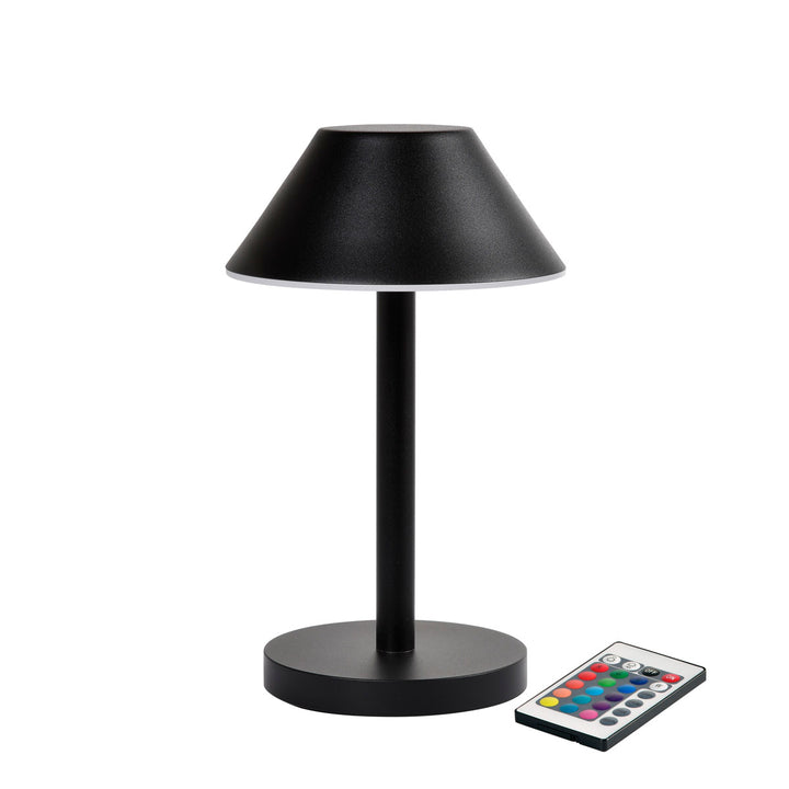 Duni LED Lamp Cordless Zelda Midi 21,5 x Ø 12 cm 14 Std. Schwarz