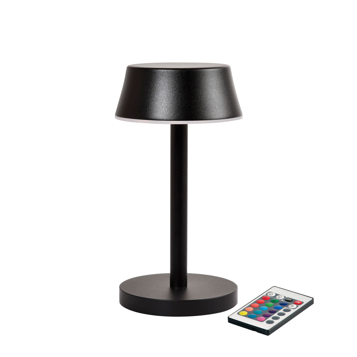 Lampe LED sans fil Duni Nour Midi 20 x Ø 10 cm 14 h Noir