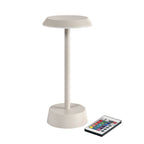 Duni LED Lampe kabellos Nour 26,3 x Ø 11,9 cm 14 Std. Taupe