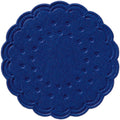 Sous-verres Duni en papier, ronds Ø 7,5 cm Bleu foncé Multicouche 250 pièces